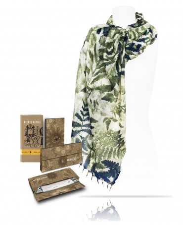 Палантин Женский W40-FOUGERE/RUBIS